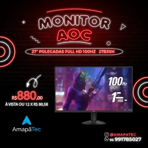 Monitor Aoc Gaming 27 100hz 1ms LED