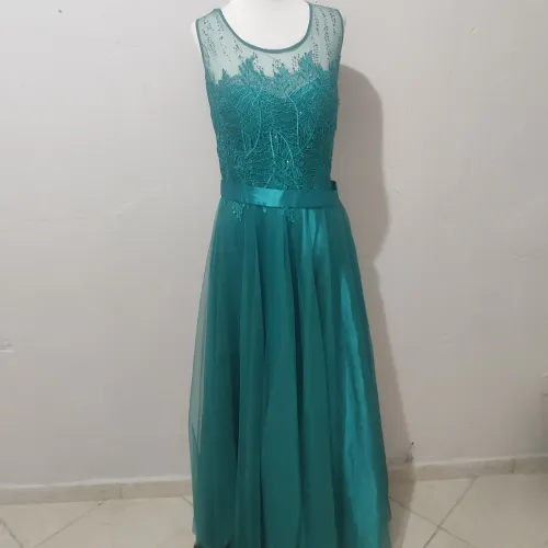 Vestido de festas verde 