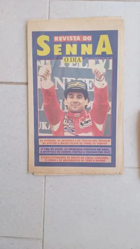 Jornal - O Dia acidente Ayrton Senna 