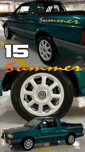 Roda aro 15 Prata Volkswagen Saveiro Summer 4x100 novas 