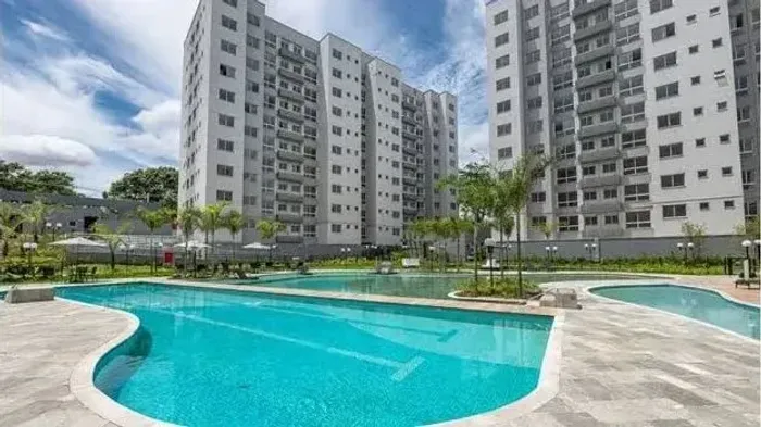 Apartamento 2 Quartos (1 Suíte) em Condomínio-Clube com Lazer Completo no Bairro Liberdade