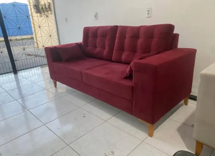 Sofa retrô conforto