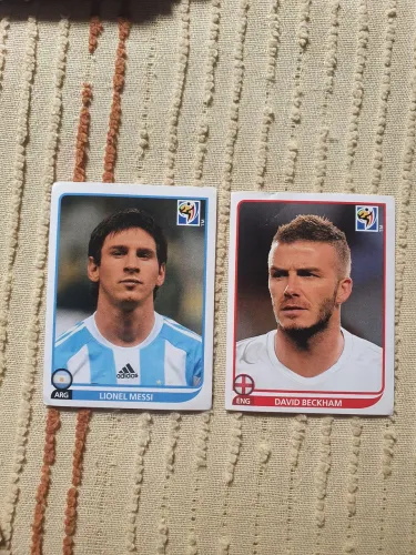 Messi figurinha Panini Copa do mundo 2010