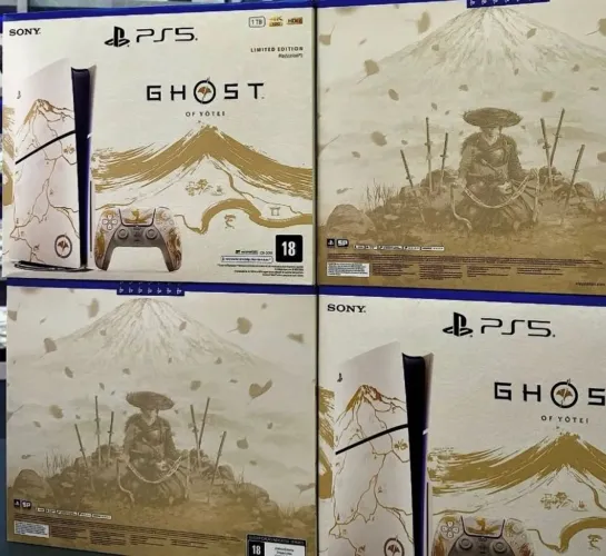 PS5 1 ano de garantia edição limitada Ghost of Yotei