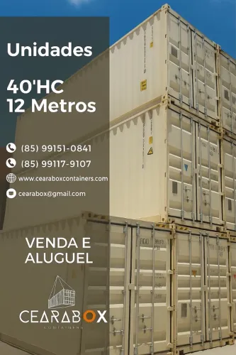 Containers 40 pés NOVOS!!