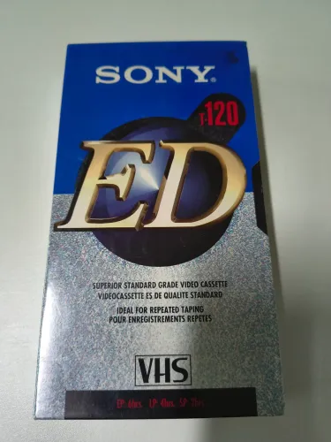 Fita VHS Sony ED T-120 Lacrada