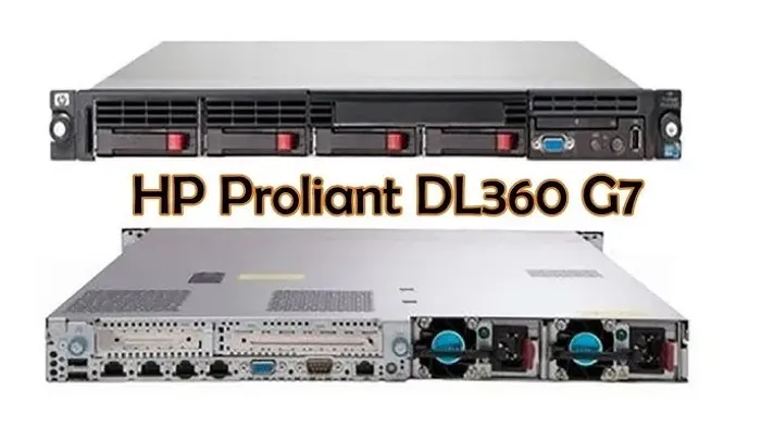 Servidor HP DL360 7 Geração 2 processadores  a partir