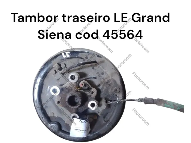 Tambor traseiro lado esquerdo Grand Siena cod 45564