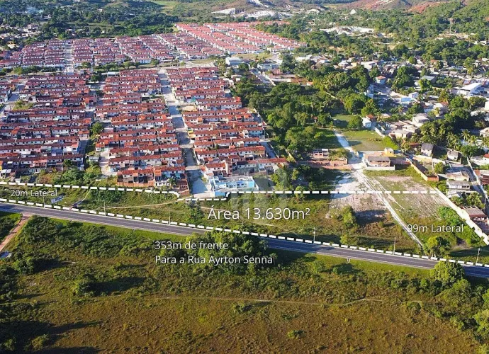 Terreno Comercial à Venda em Dias d'Ávila | 13.641m² | Próximo ao Polo de Camaçari