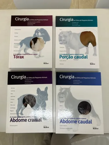 Combo dos 4 Livros Cirurgia Veterinária - Pequenos Animais - 