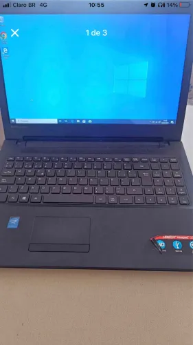 Notebook Lenovo 5 geração do processador 4 gb de memória Disco rígido 500 gb