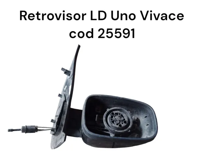 Retrovisor Lado Direito Fiat Sem Espelho Uno Vivace Cd 25591