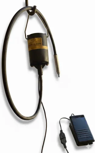 Micromotor a chicote funcionando perfeitamente