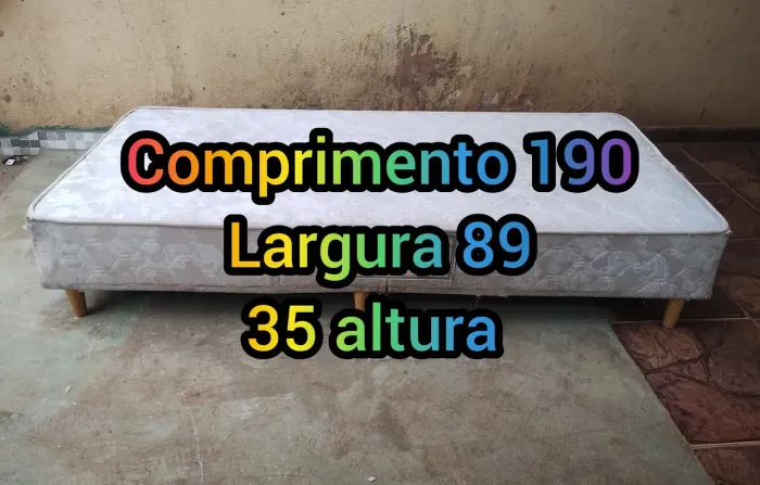 Base pra cama de solteiro box 