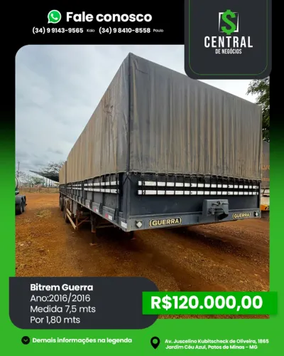 Bitrem Guerra - Fibrado e Arqueado 2016