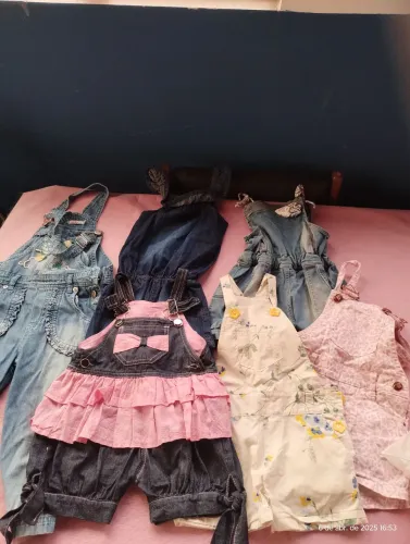 Lote 6 Macacões Infantis - Diversos Tamanhos e Modelos