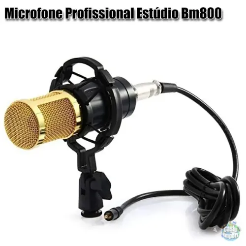 Microfone Profissional para Estudio Bm800