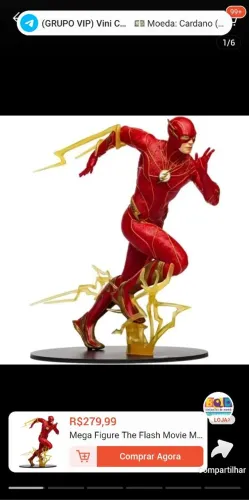 Mega figura flash - mcfarlane