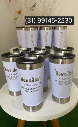 Copo térmico Personalizado fim de ano
