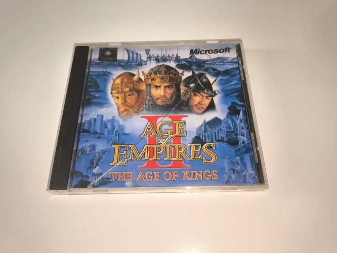Age of Empires II: The Age of Kings (1999) PC - Jogo Completo com Caixa e Manual | Raro