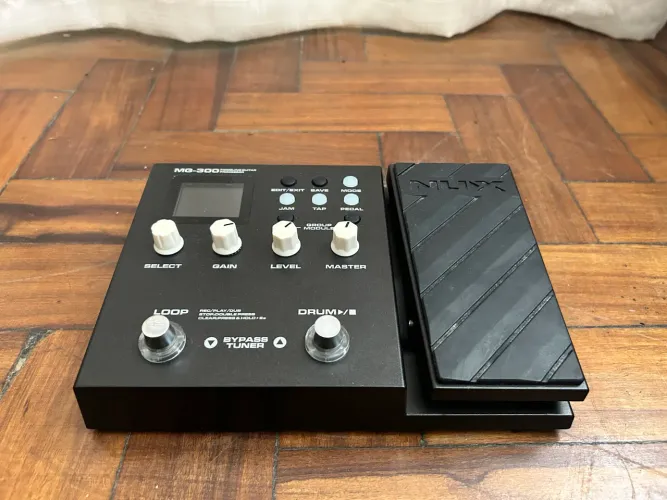 Pedaleira Nux MG300 - Ótimo Estado + Fonte Original