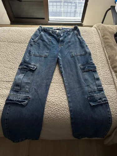 Calça Jeans Cargo - Usada Poucas Vezes