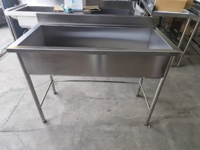 Tanque Profissional em Aço Inox - Dreno Reforçado