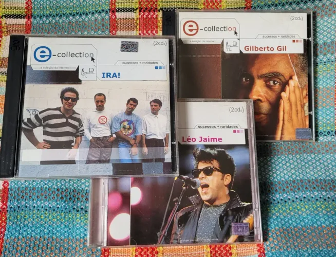 Lote CDs Ira!, Gilberto Gil e Léo Jaime (Duplos)
