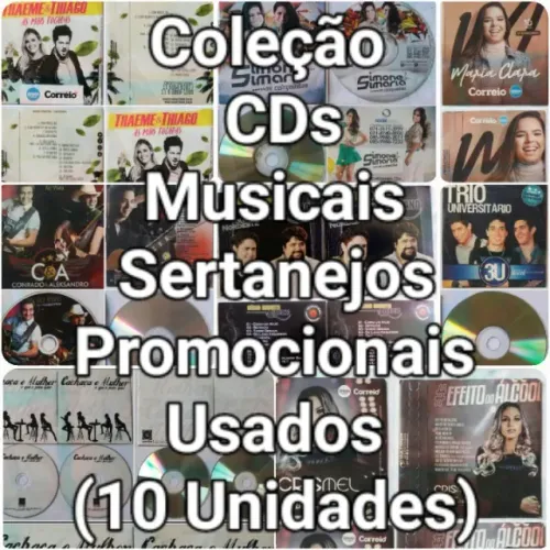 CDs Musicais Sertanejos Promo Antigos