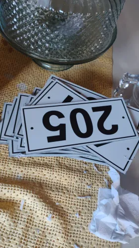 Placa para garagem
