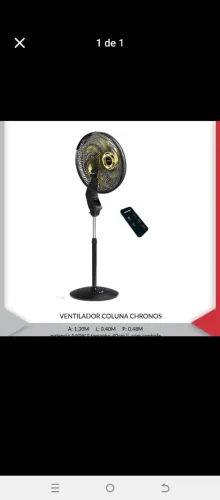 Ventilador da ventisol com controle