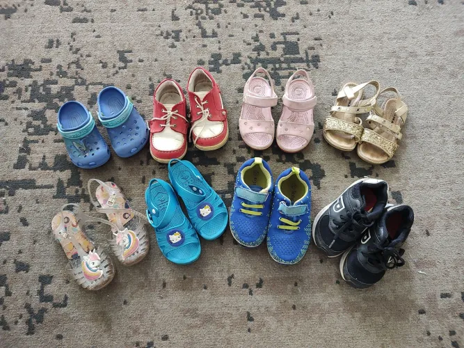 Lote de Sapatos Infantis diversos tamanhos e modelps