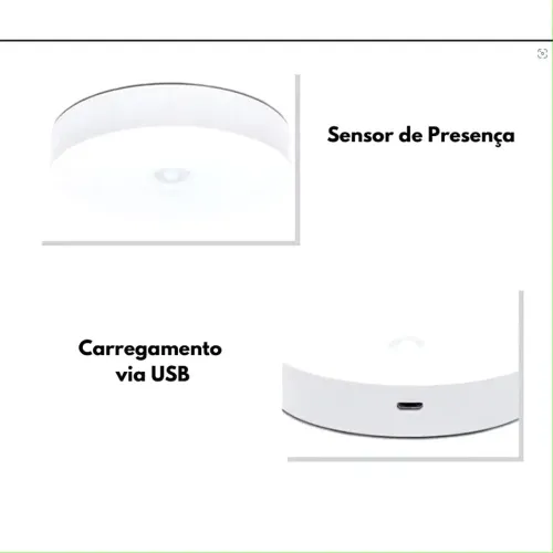 Spot Led Recarregável 4pcs