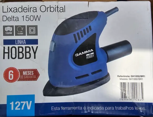 Lixadeira Orbital Delta 150W - Gamma Hobby