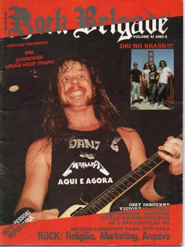 Revista Rock Brigade 42 Raridade Peça de Colecionador