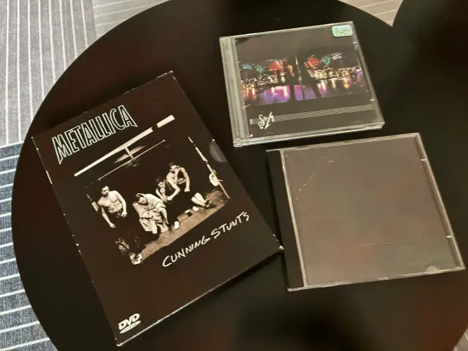 Dvd Metallica Cunning Stunts + Cd Black Álbum + Cd S & M