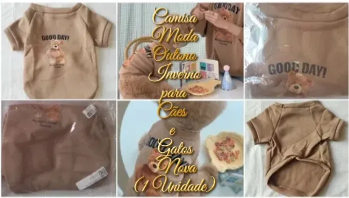 Camisa de Frio para Cães e Gatos