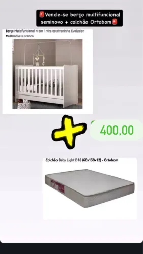 Berço multifuncional 