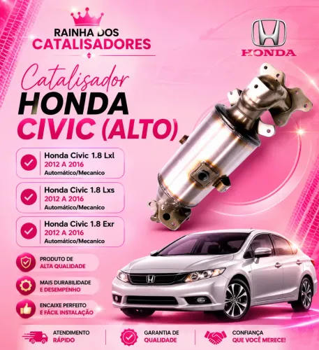 Catalisador Honda civic