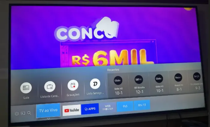 Samsung Smart TV 60" 4K UHD UN60KU6000 - Excelente Estado