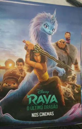 Cartaz Cinema RAYA E O ÚLTIMO DRAGÃO 