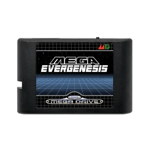 Everdrive Mega Drive - Mega Evergenesis PRETO - C/SD 4GB - Jogue os clássicos do Mega