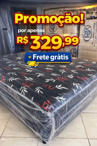 Cama box casal - Frete grátis 
