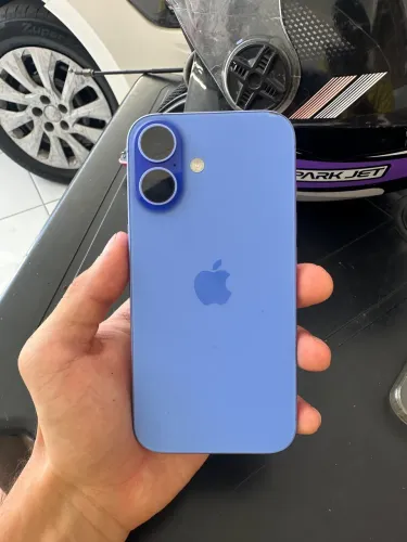 Iphone 16 azul 128gb bateria 90% TODO ORIGINAL com caixa