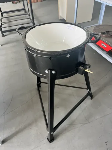 Fogareiro a gás com tacho 