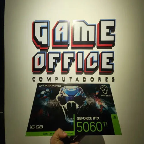 Placa de Vídeo Nvidia RTX 5060 Ti 16gb Gainward Python 3X Nova a pronta entrega