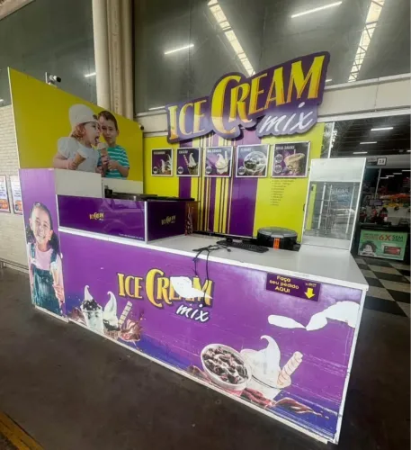 QUIOSQUE MONTADO NO HÍPER ABC DE ARCOS-MG