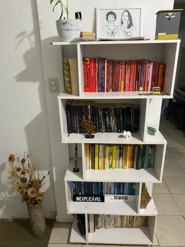 Vendo linda estante de LIVROS