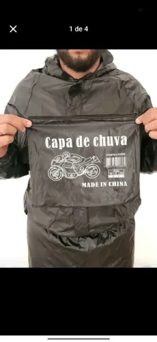 Capa de Chuva 100% Impermeável para Motoboy - Tam M, G e GG