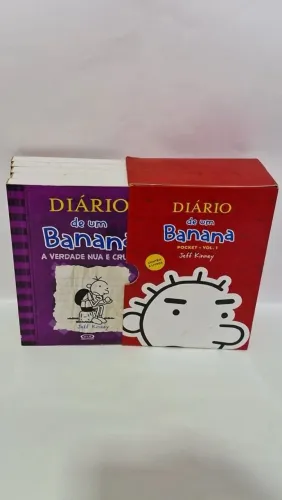 Kit c/5 livros - Diário de um Banana 1 ao 5